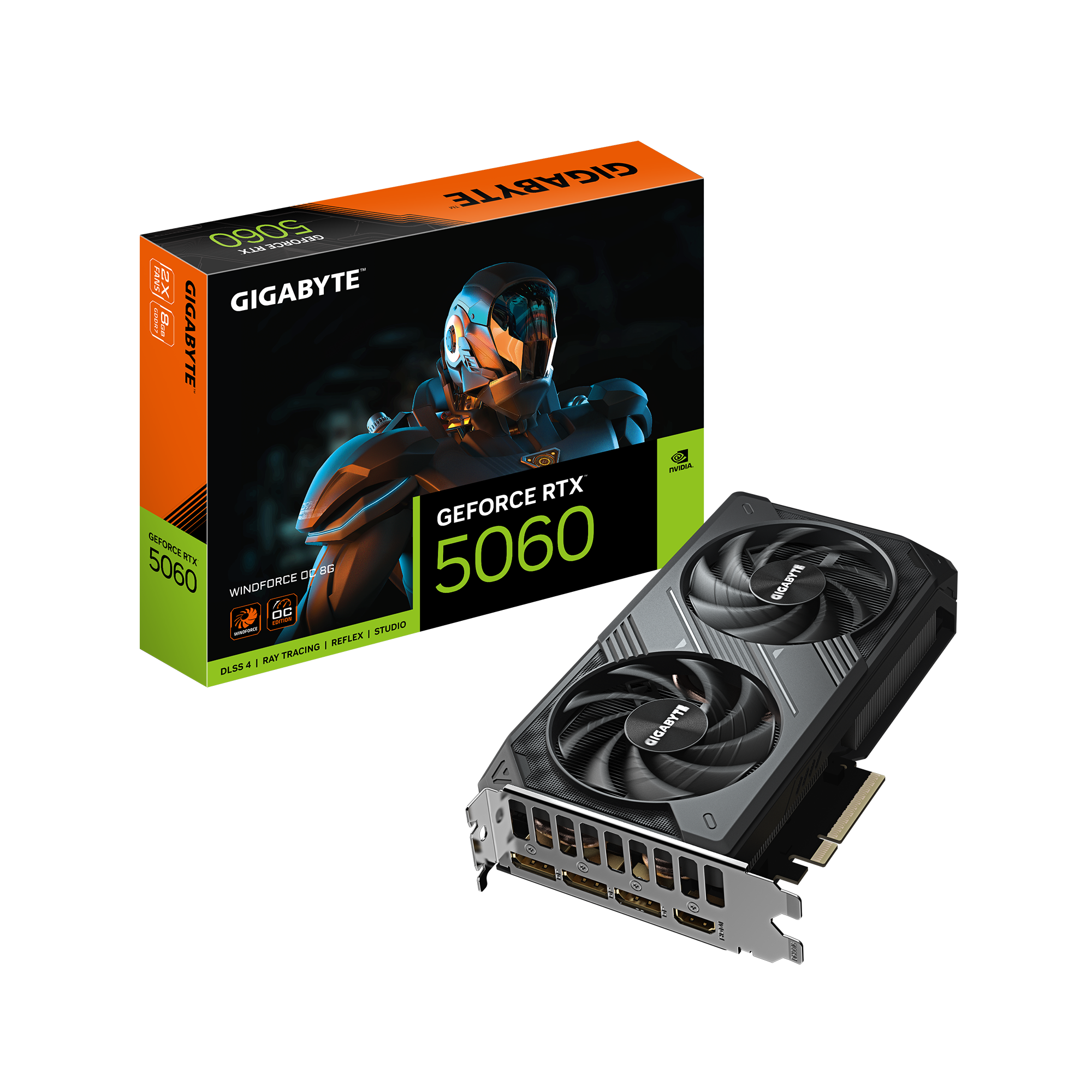 GPU RTX 5060 8GB GIGABYTE WINDFORCE OC